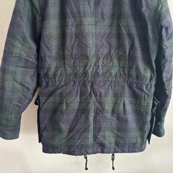 $550 Club Monaco Waxed British Millerain Cotton Military Snorkel Jacket - Small - Picture 15 of 16